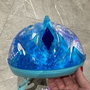 Little Girl Blue and Purple Disney Bike Helmet